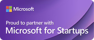 Logo da Microsoft for Startups